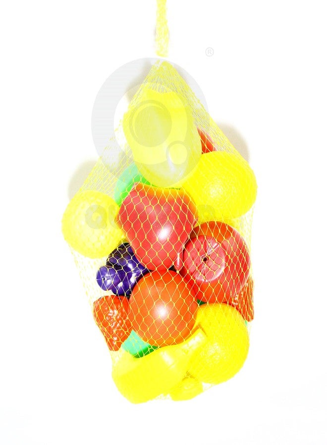 Quasar Realistic Sliceable Big Size Fruit Plastic Non Toxic Pretend Play Fruits Toys for Kids Girls Boys Early Teaching Educational Learning Fun (Multicolor) - Image 3